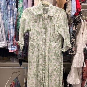 Julia amory green poppy dress